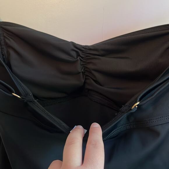 Tropical Escape One Piece Black Swimsuit - Picture 7 of 10